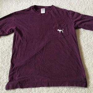Maroon pink long sleeve